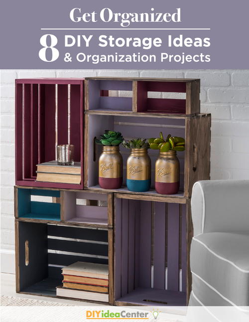 Get Organized  8 DIY  Storage Ideas  and Organization  