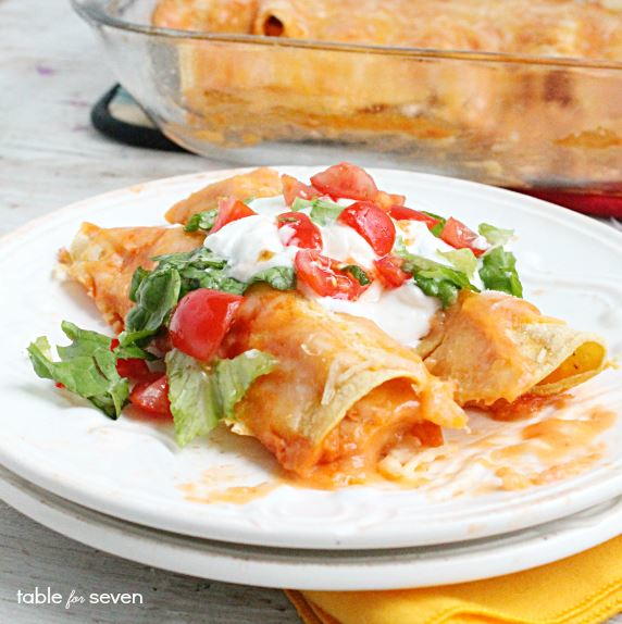 Freezable Chicken Enchilada Bake