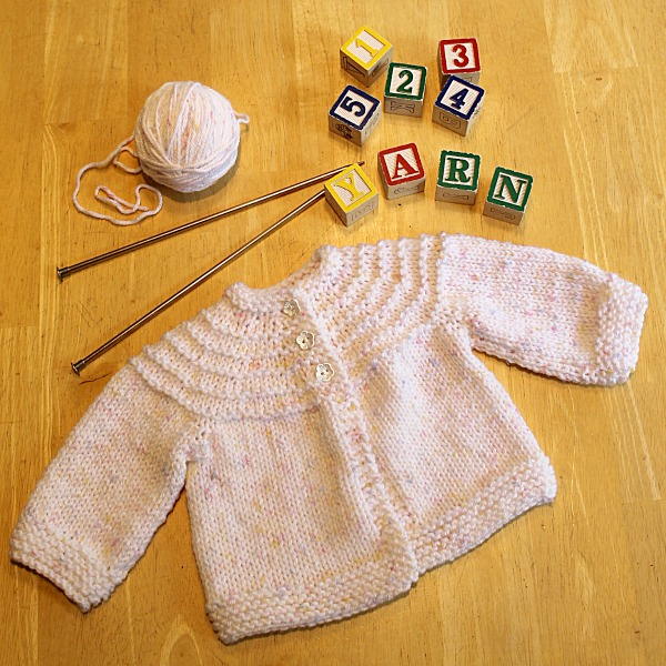 Online easy knitted baby sweater free patterns easy online size