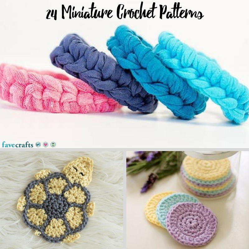 39 Miniature Crochet Patterns
