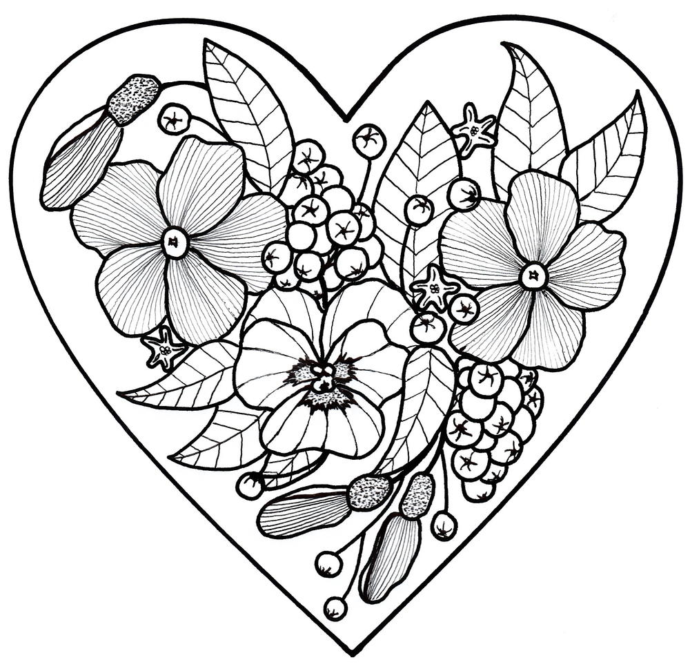 All My Love Adult Coloring Page Extra 1000 ID v=