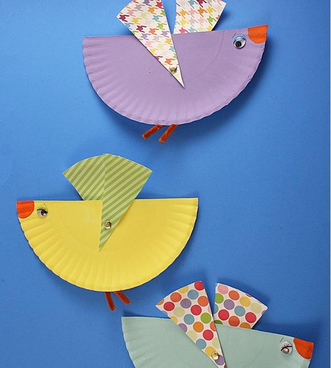 flying-bird-paper-plate-art-allfreepapercrafts