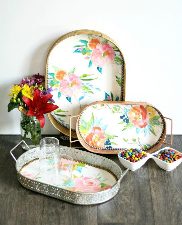 Elegant DIY Serving Trays