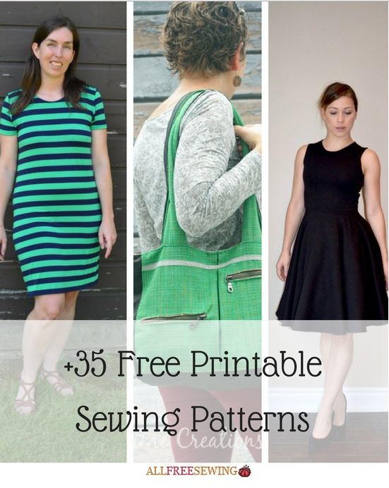 Download 35+ Free Printable Sewing Patterns | AllFreeSewing.com