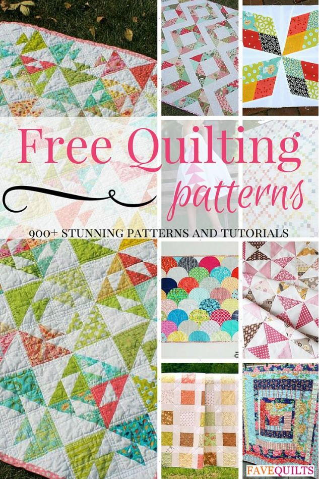 900 free quilting patterns favequiltscom