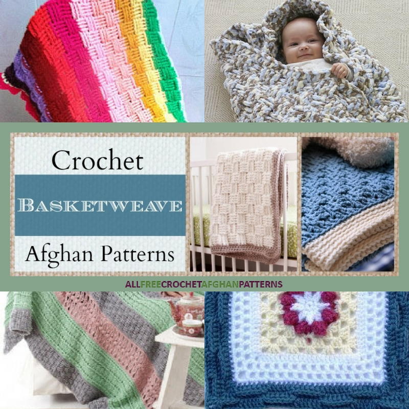 Download 21 Crochet Basketweave Afghan Patterns | AllFreeCrochetAfghanPatterns.com