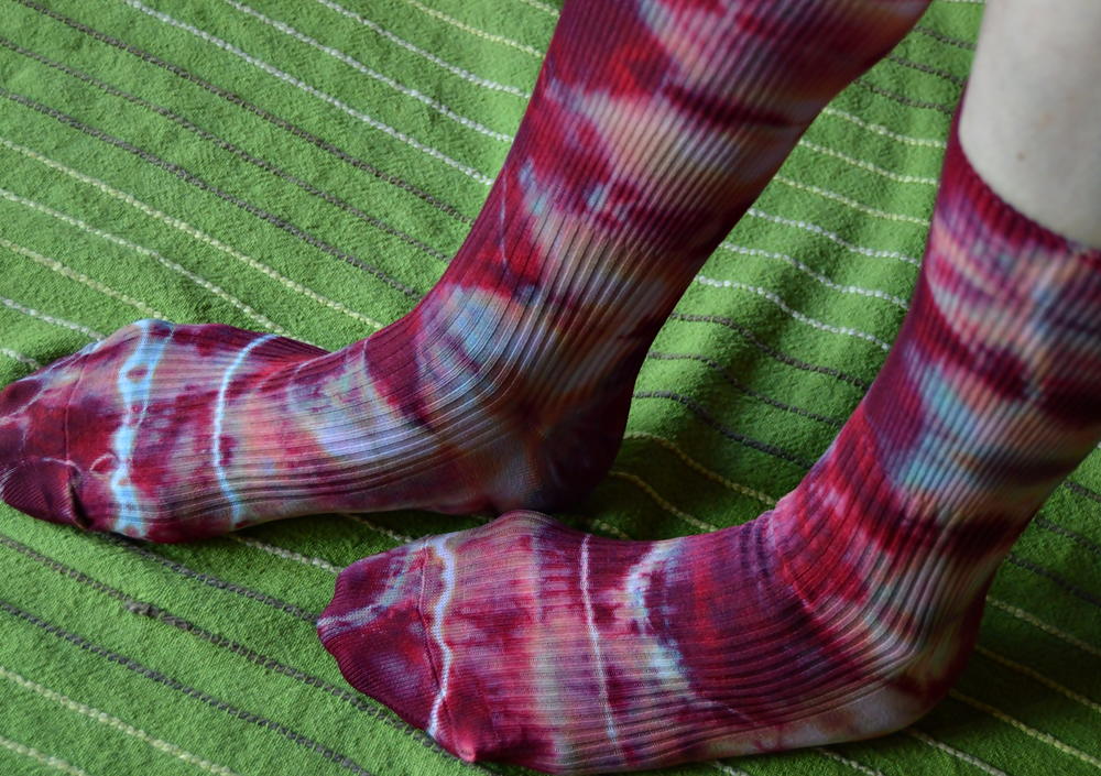 maggie's tie dye socks