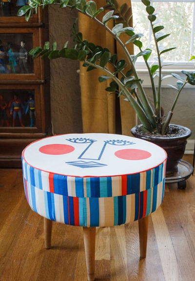 Mid Century Modern Ottoman The Instapaper