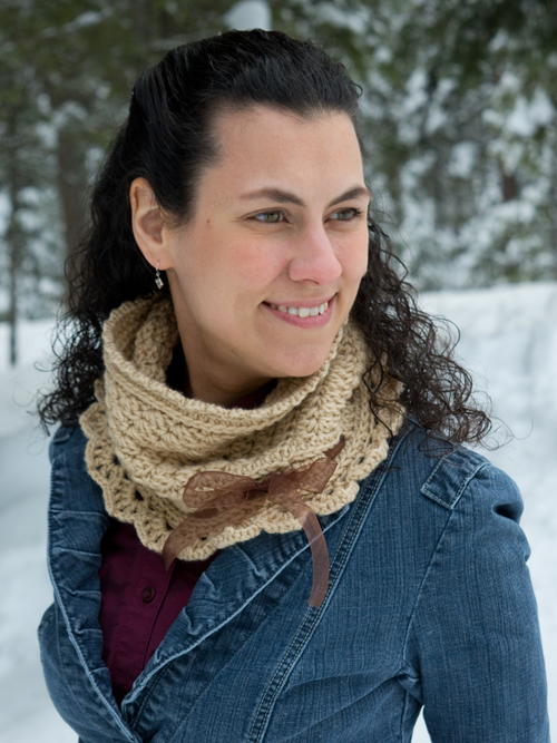 Ribbons and Grace Neck Warmer | AllFreeCrochet.com