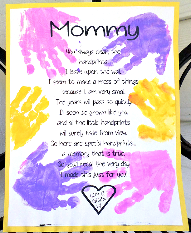 Printable Rhyming Poems For Kids For Mother S Day
