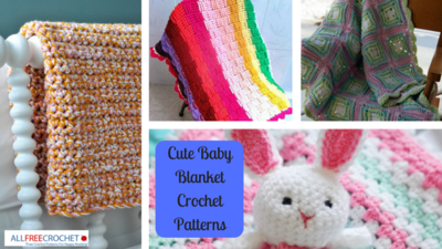 Cute Baby Blanket Crochet Patterns Allfreecrochetcom