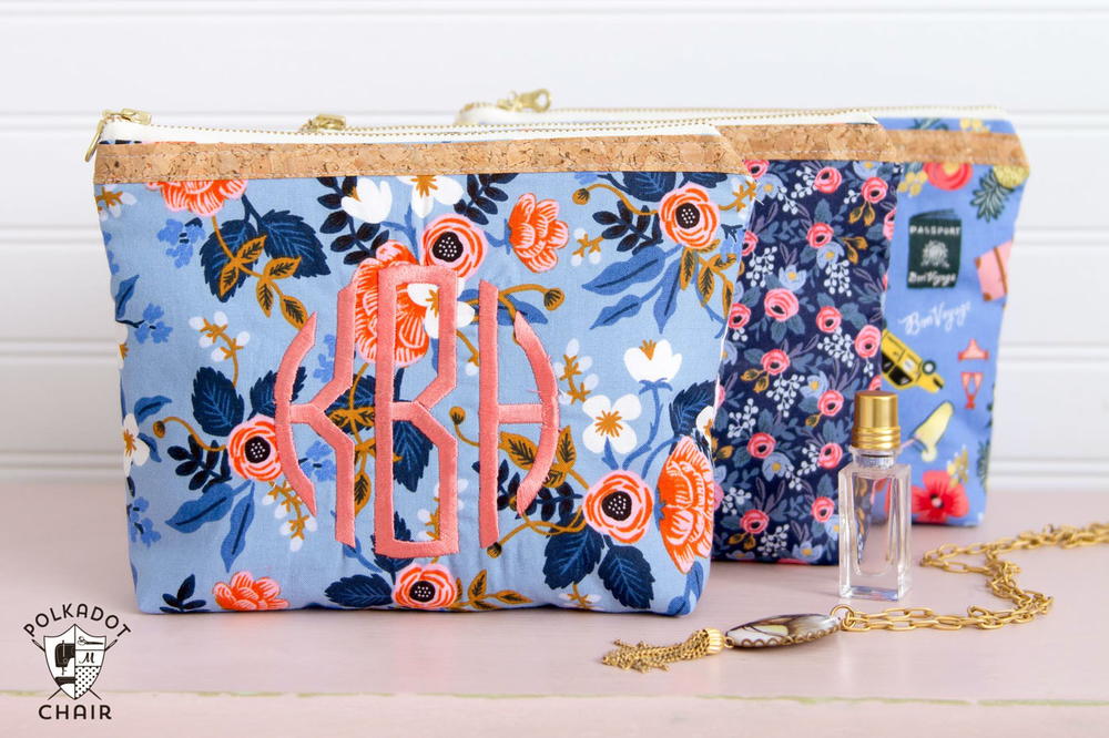 DIY Vera Bradley Makeup Bag