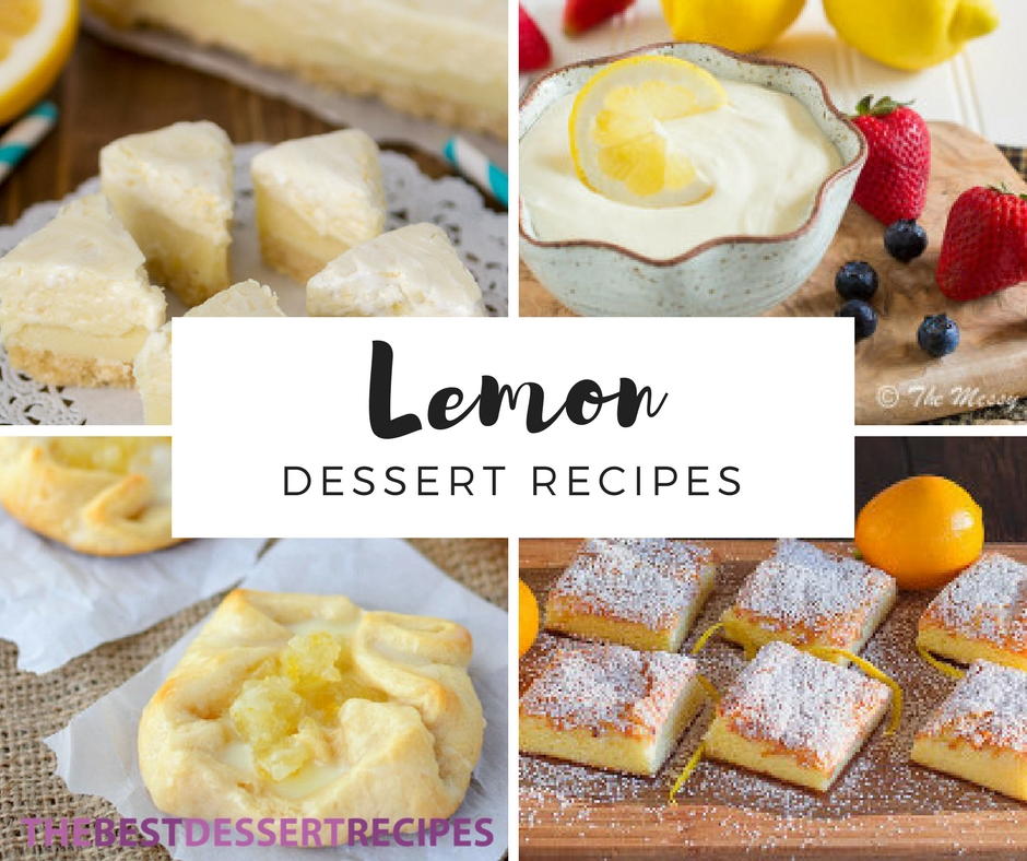 lemon dessert recipes