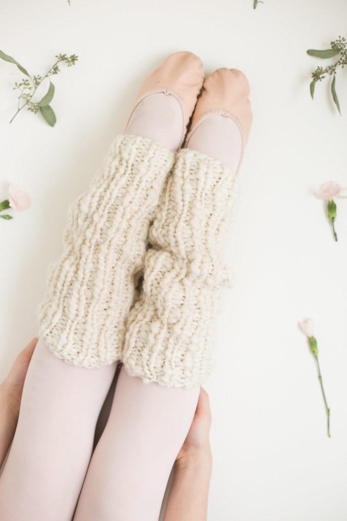 One Skein Knit Leg Warmers | AllFreeKnitting.com