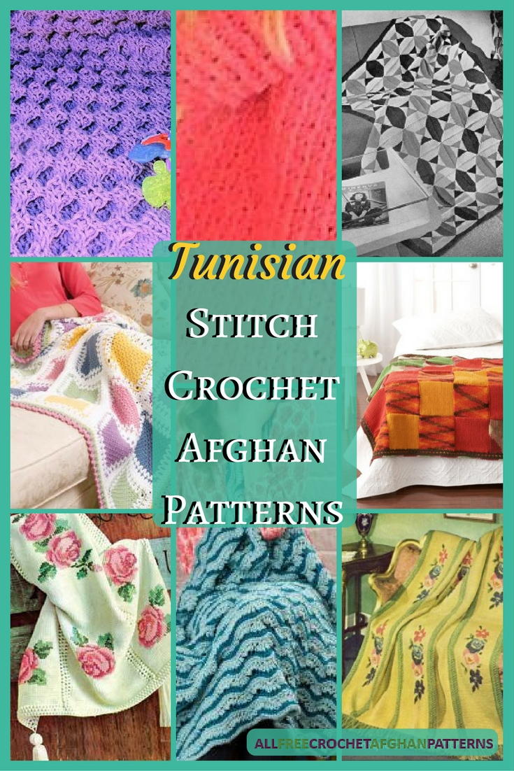 28 Tunisian Stitch Crochet Afghan Patterns Tunisian crochet patterns afghan stitch blanket alaskan allfreecrochetafghanpatterns
