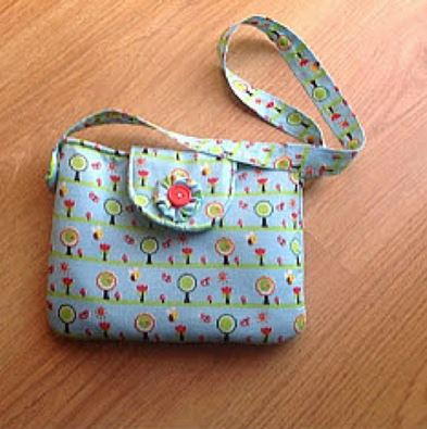 purse flap bag pattern sewing patterns bags sew purses fabric diy allfreesewing handbag handbags crafts easy messenger projects quilted learn