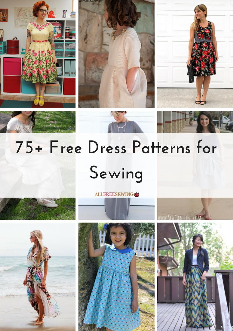 75 Free Dress Patterns for Sewing AllFreeSewing com 75 Free Dress Patterns for Sewing AllFreeSewing com