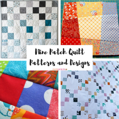 Free Nine Patch Quilt Patterns + Other Nine Patch Designs | FaveQuilts.com