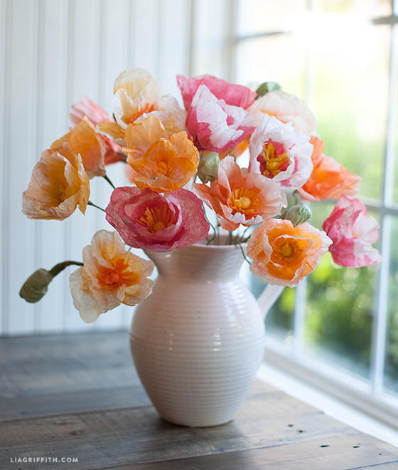 Tissue Paper Poppies