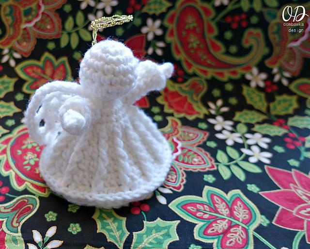 Crochet angel patterns for christmas Crochet Angel Ornament | AllFreeChristmasCrafts.com