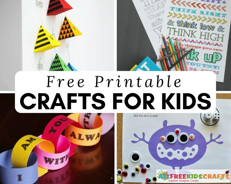 100+ Free Printable Crafts for Kids | AllFreeKidsCrafts.com