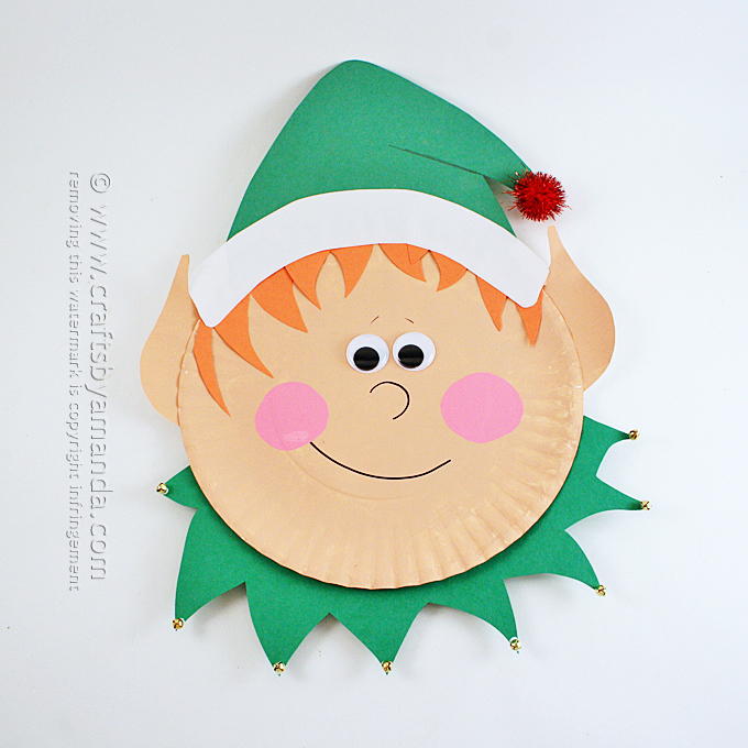 adorable-paper-plate-elf-craft-allfreekidscrafts