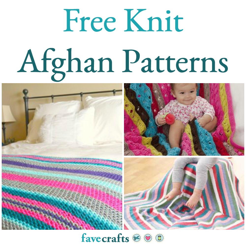 33 Free Knit Afghan Patterns