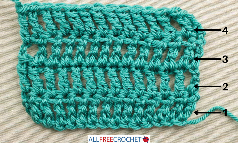 How to Count Crochet Rows