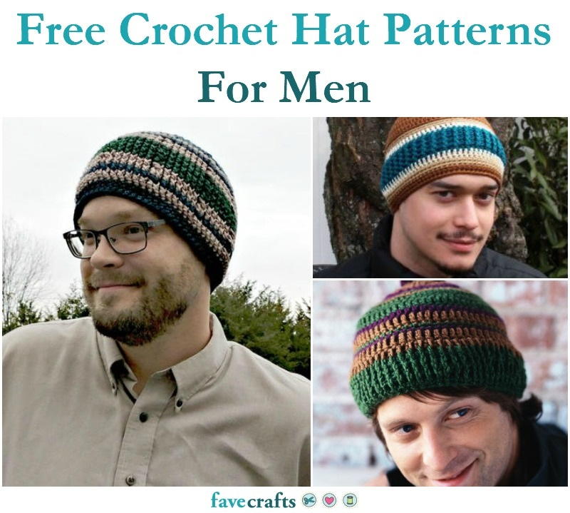 18 Free Crochet Hat Patterns For Men 18 Free Crochet Hat Patterns For Men