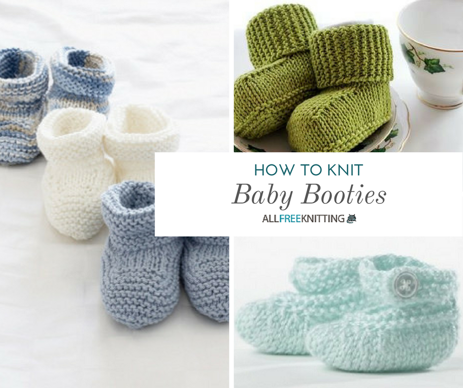 how-to-knit-baby-booties-25-adorable-patterns-allfreeknitting
