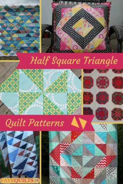 25 Half Square Triangle Quilt Patterns | FaveQuilts.com
