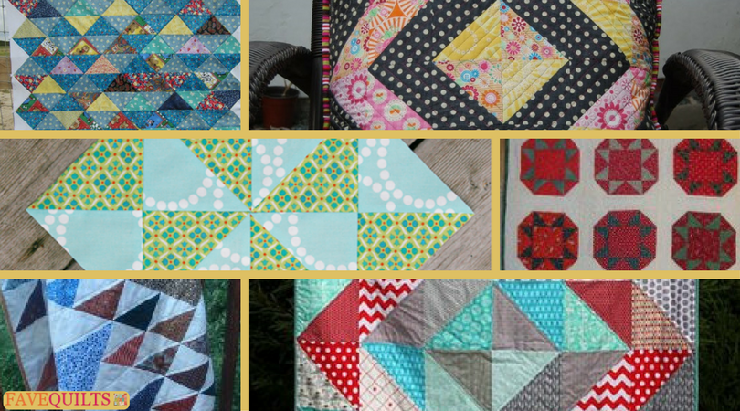 25 Half Square Triangle Quilt Patterns | FaveQuilts.com