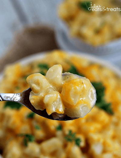 Comforting Cheesy Potatoes | AllFreeSlowCookerRecipes.com