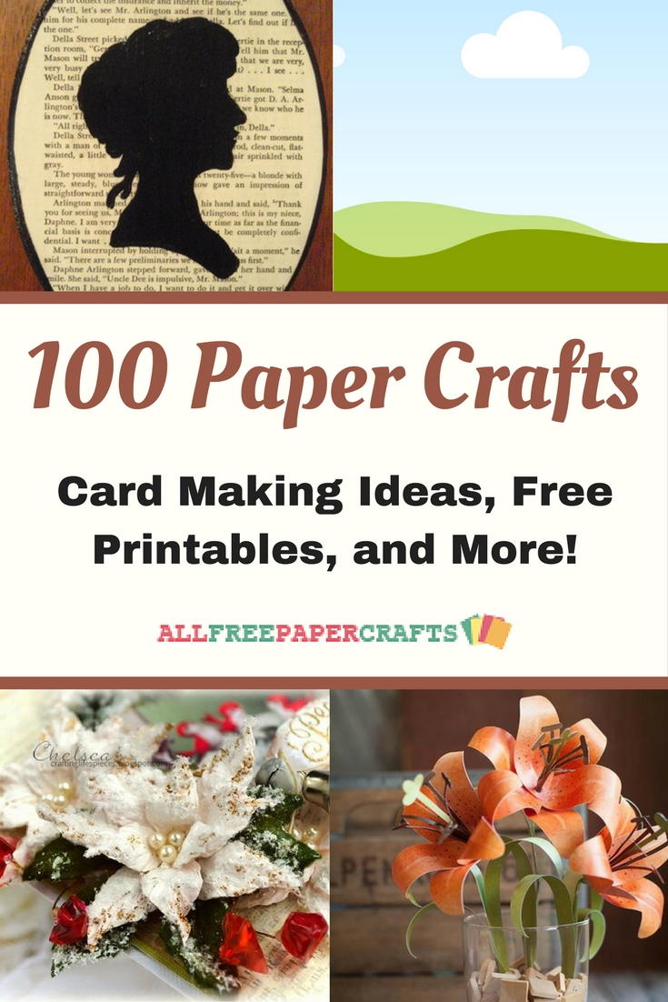 Free Card Making Ideas And Printables Part - 32: 100 Paper Crafts: Card Making Ideas, Free Printables, And More Paper Craft Ideas | AllFreePaperCrafts.com