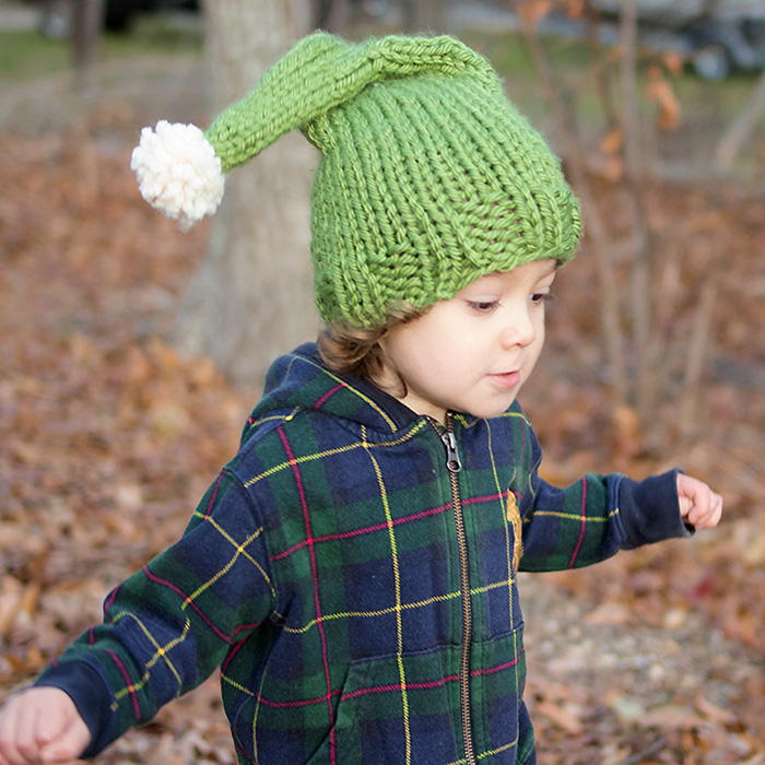 Cheerful Elf Knit Hat | AllFreeKnitting.com