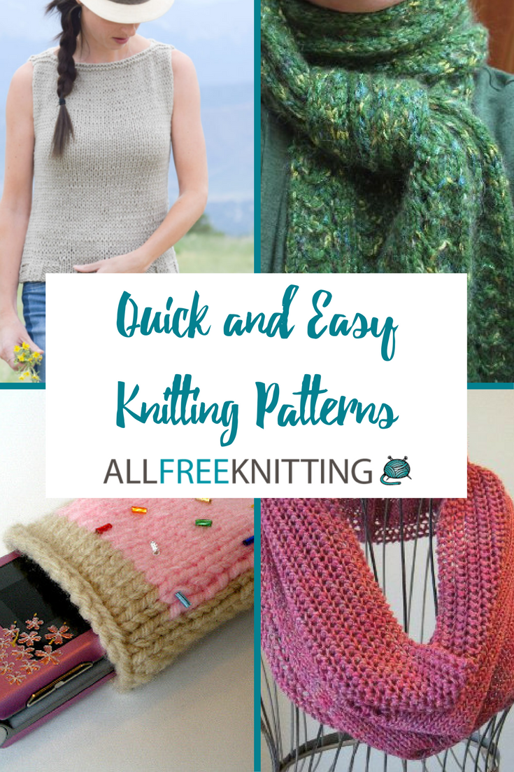 30 Quick and Easy Knitting Patterns | AllFreeKnitting.com