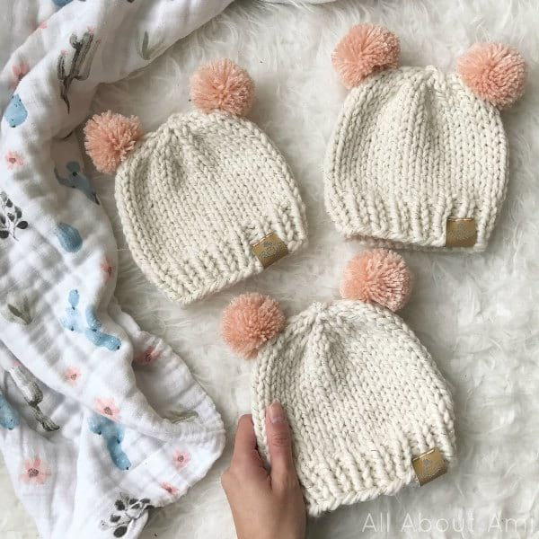 Basic Knitted Baby Hat