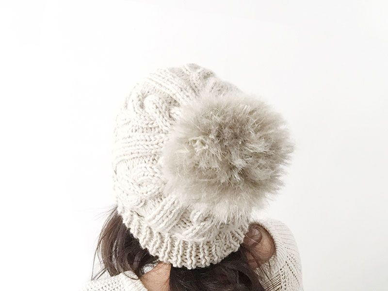 fur pom for faux knitting pom Fur with Beanie AllFreeKnitting.com Pom Faux Pom Wool fur pom for faux knitting pom Fur with Beanie AllFreeKnitting.com Pom Faux Pom Wool