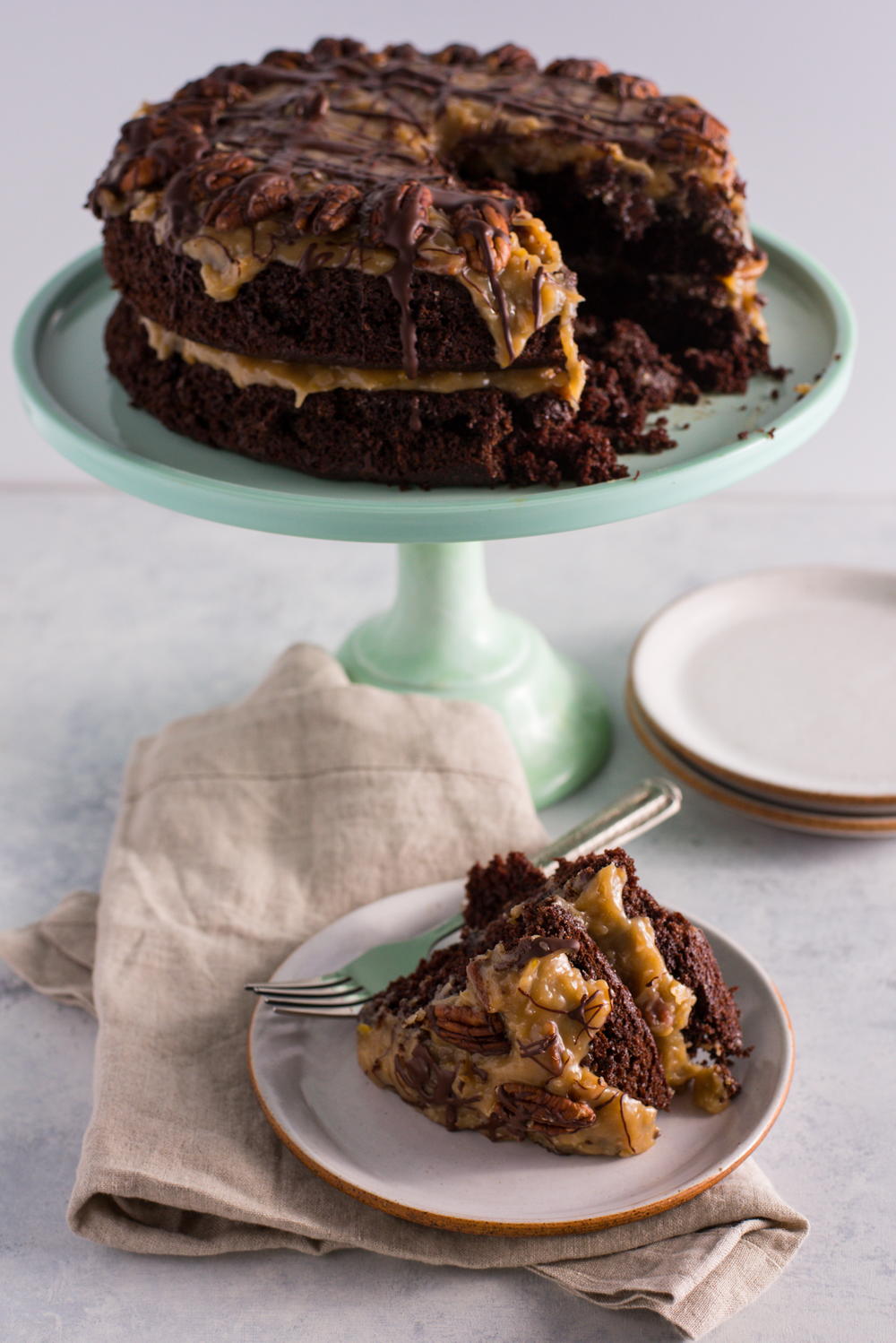 Traditional German Chocolate Cake Traditional German Chocolate Cake