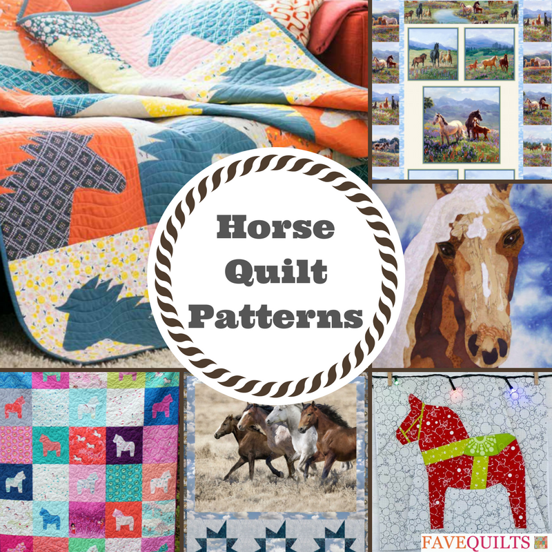 Saddle Up! 10+ Horse Quilt Patterns