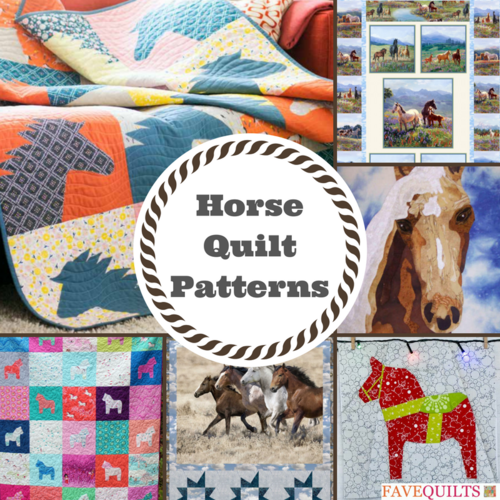 10 horse quilt patterns favequiltscom