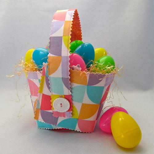 Collapsible Fabric Easter Basket
