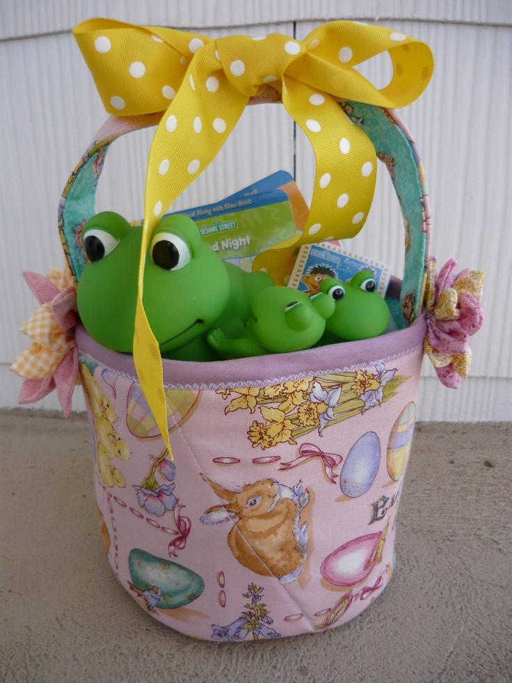 Fabric Easter Basket Sewing Project
