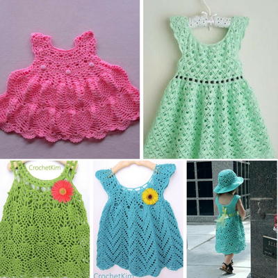 16 Adorable Crochet Baby Dress Patterns (Free!) | AllFreeCrochet.com