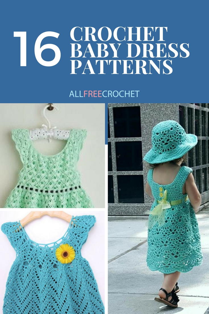Crochet rainbow blanket free patterns 16 Adorable Crochet Baby Dress Patterns (Free!) | AllFreeCrochet.com