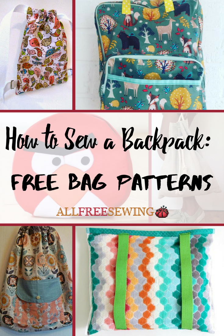 Free Easy Printable Sewing Patterns How to Sew a Backpack 19 Free