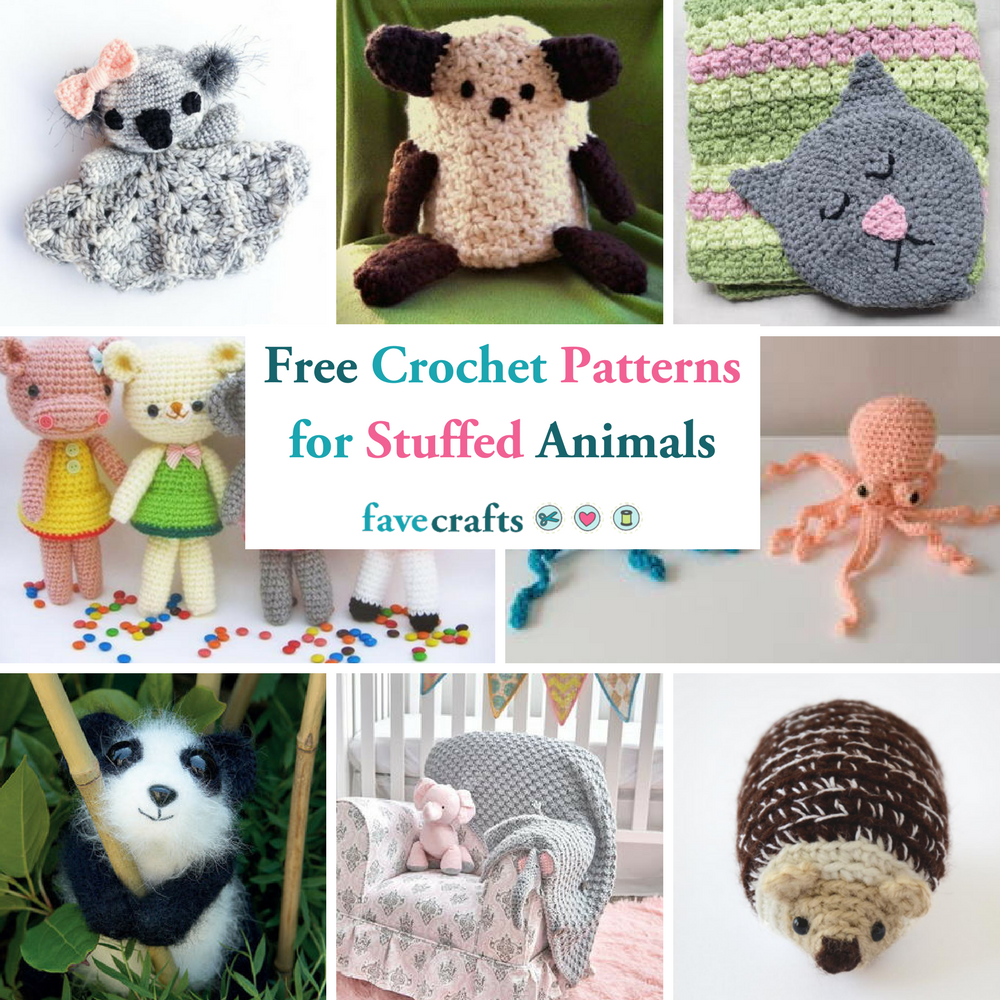 46 Free Crochet Patterns for Stuffed Animals and Loveys | FaveCrafts.com