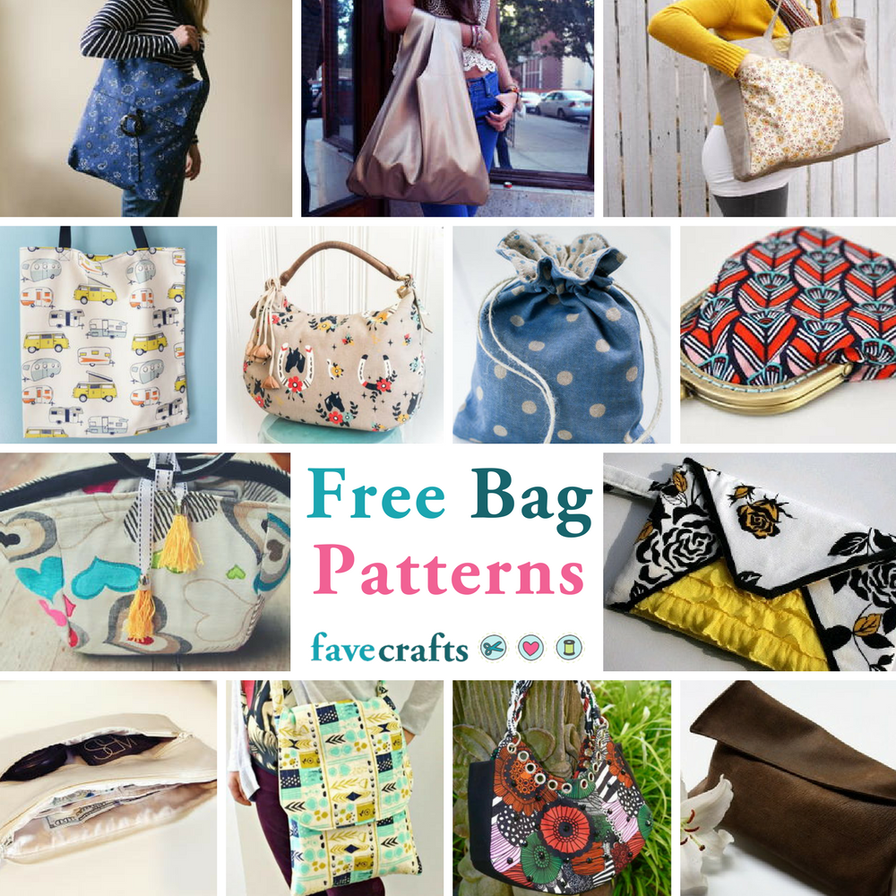 Free Bag Patterns 40+ Sewing Patterns for Purses, Tote Bags, and More