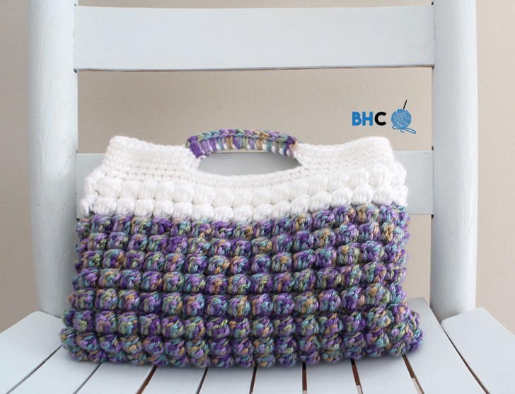 Springtime Bobble Crochet Clutch | AllFreeCrochet.com