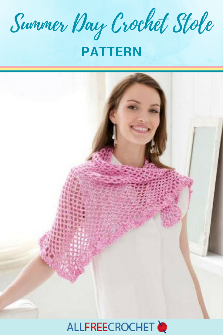 Summer Day Crochet Stole Pattern